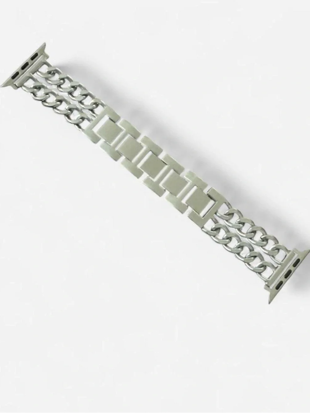 Silver Metal Link Watch Band for Apple Watch 42mm